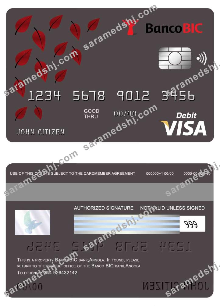 Angola Banco BIC bank visa card
